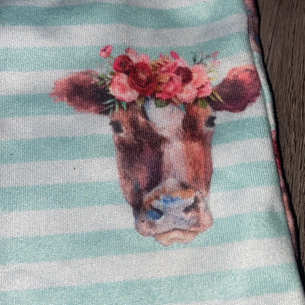 Cow Ruffle Romper - Picture 2 of 5